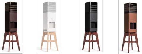 木のスタンドが部屋になじむ、amadanaの新ウォーターサーバー - 家電 Watch