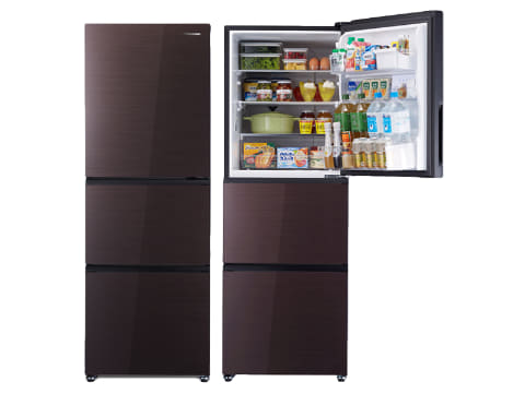 ハイセンス、大容量ドアポケットの冷蔵庫。ドリンクたっぷり収納