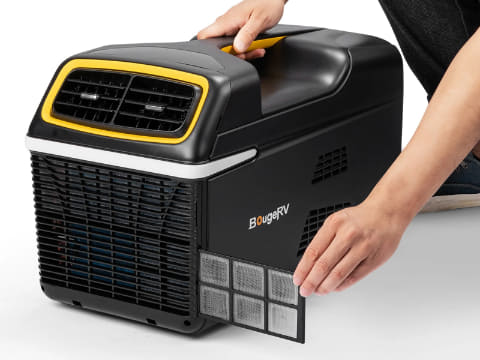 工事不要のポータブルエアコン。パナ製コンプレッサーで強力冷却