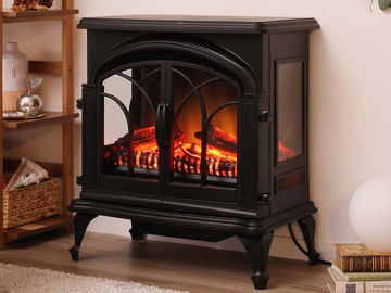 ディンプレックス、リアルな炎を再現した家庭用「電気暖炉」シリーズ新