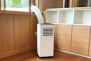 ドウシシャ、取付工事不要のポータブルクーラー。除湿もできる - 家電