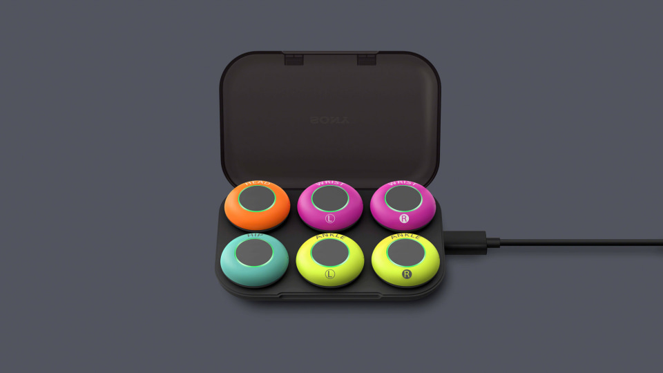 ソニー、モバイルモーションキャプチャー「mocopi」を発表――6つで計48g
