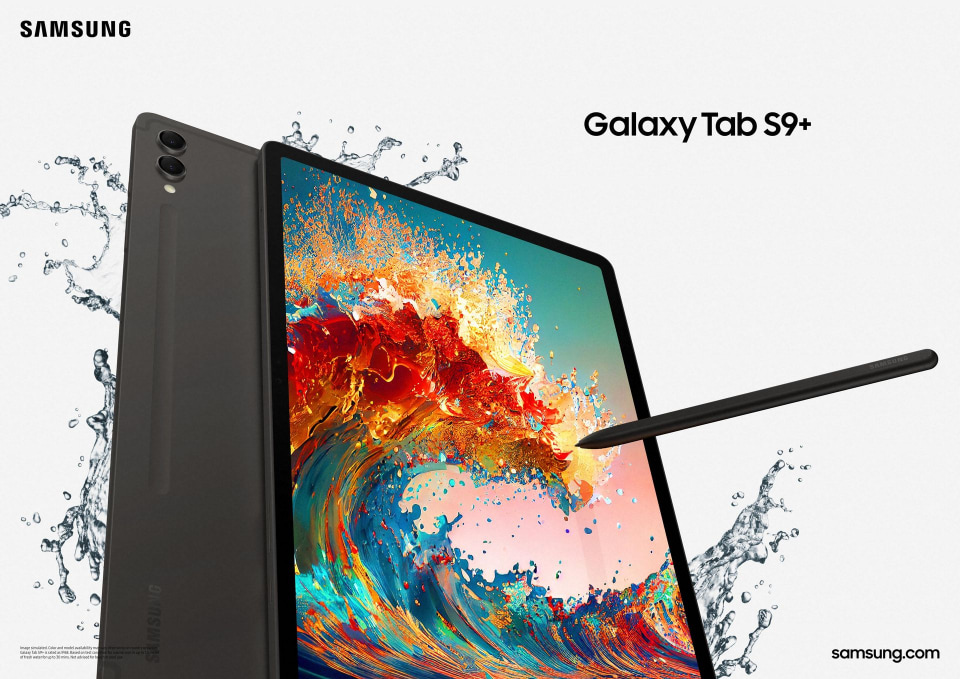 サムスンが「Galaxy Tab S9」シリーズを発表、IP68対応のタブレット