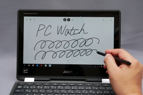 Hothotレビュー】日本エイサー、MILスペック準拠でタフネス筐体採用の