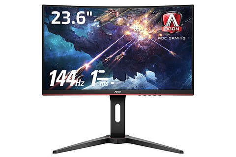 AOC、144Hz駆動の曲面フルHDゲーミング液晶ディスプレイ3製品 - PC Watch