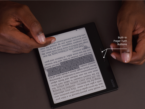 物理ボタン搭載の7型E Ink採用Androidタブレット - PC Watch