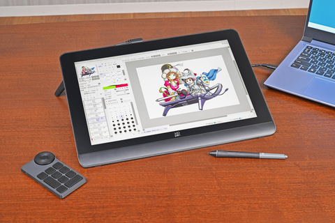 1万6,384レベル筆圧感知、Adobe RGB 97%の本格16型液タブが7万円台