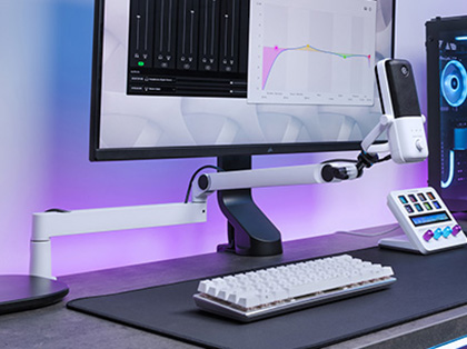 Elgatoの薄型マイクアーム「Wave Mic Arm LP」に白色モデル、21日発売