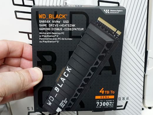 WDのゲーミングSSD「WD_BLACK SN850X」にヒートシンク搭載4TBモデル