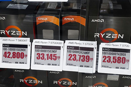 Ryzen 5000シリーズが下落「Ryzen 7 5800XT」は34,800円で特売、Core