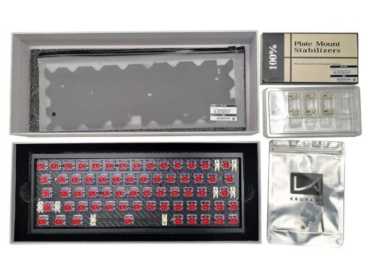 ゲーミングキーボード自作キット「M6Lite+ 64 key」が店頭入荷