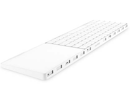 Apple純正キーボードとトラックパッドを美しく一体化できる