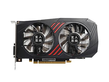 補助電源不要でデュアルファン仕様のGeForce GTX 1050 Tiが玄人志向