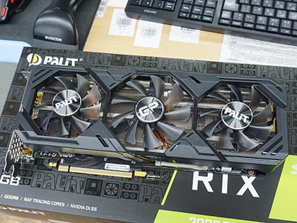 3連ファンクーラーを搭載したGeForce RTX 2080 SUPER / 2070 SUPERが