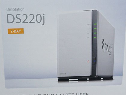 Synologyの2ベイNASキット「DS220j」がデビュー、4コアCPU搭載で税込