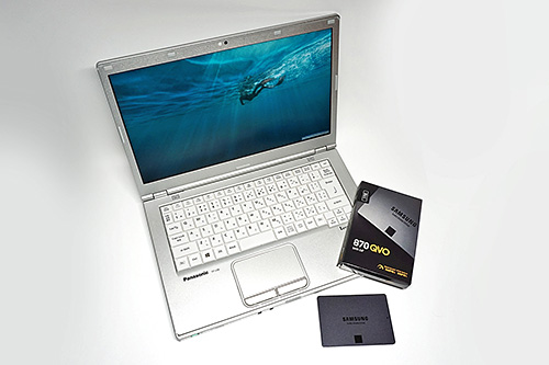 パナソニック レッツノート(CF-LX6)を1TB SSDに換装、高耐久モデルを