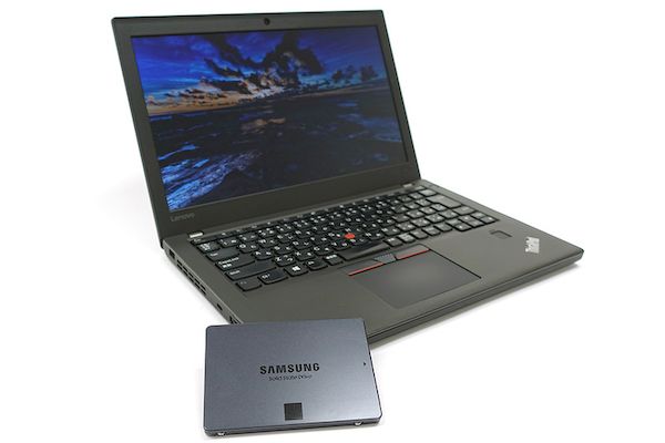 HDD搭載のThinkPad X270を2TB SSDに換装、超大容量化かつ速度は最大5倍