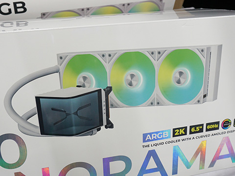 湾曲有機ELパネルを搭載した簡易水冷クーラー「PANORAMA 360」が登場