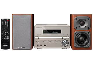 ケンウッド、ハイレゾ対応の「Kseries」CDコンポ。USB/Bluetooth搭載