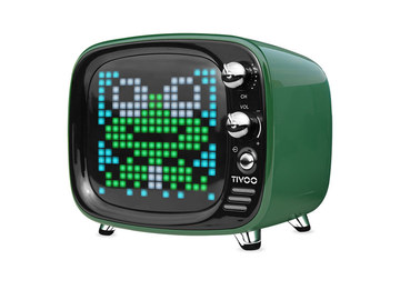 レトロTV風Bluetoothスピーカー「Tivoo」に新色。LEDでピクセルアート