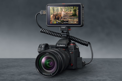 LUMIX S1H」ファーム2.0でRAW動画出力対応、ATOMOS「Ninja V」連携