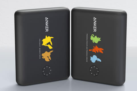 Switchを急速充電、AnkerがポケモンデザインのUSB-Cモバイルバッテリ