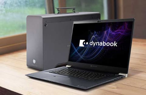 8K編集できるdynabook。外付けGPUと4KノートPCで40万円台後半 - AV Watch