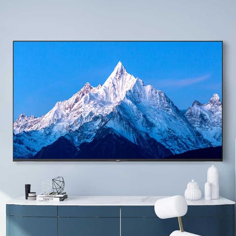 リビングに最適」4K対応チューナレステレビ。43～65型で約37800円から