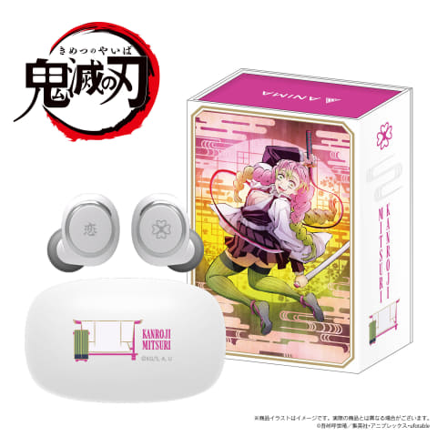 鬼滅の刃 ONKYOコラボ 甘露寺蜜璃 Bluetooth ワイヤレスイヤホン 鬼滅の