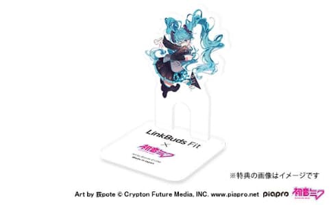 ソニー「Linkbuds Fit」に初音ミクの“ホロモデル”がセットのコラボ