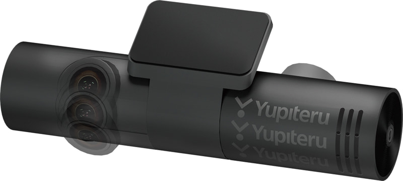 ユピテル、リアデュアルカメラを備えた全方面3カメラドライブ