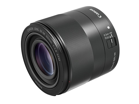 キヤノン、EOS M用の大口径単焦点レンズ「EF-M32mm F1.4 STM