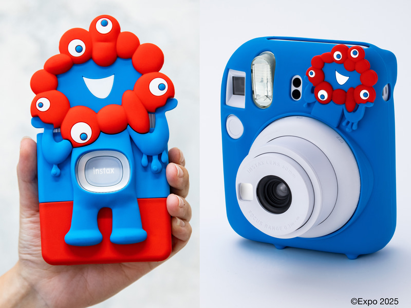 大阪・関西万博の「ミャクミャク」をあしらった数量限定チェキ