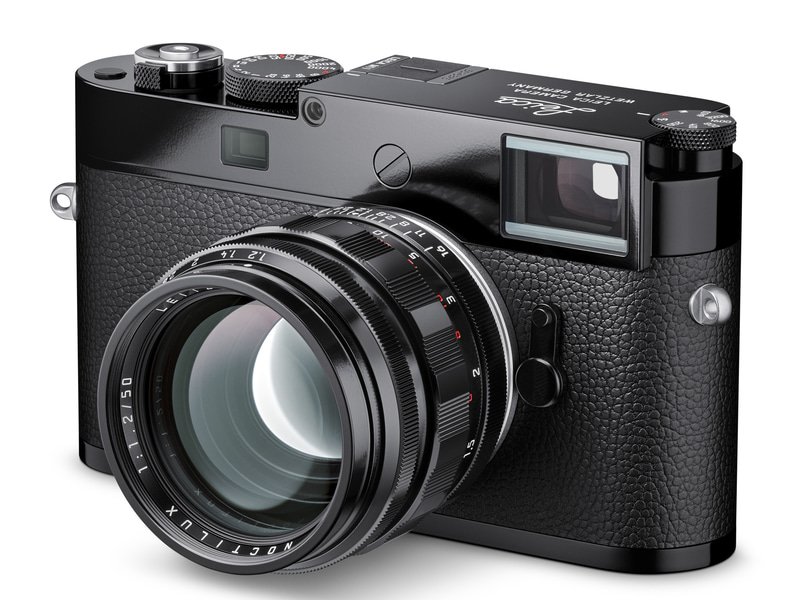 ライカM11にクラシックなデザインを印象付ける…ブラックペイント仕上げ