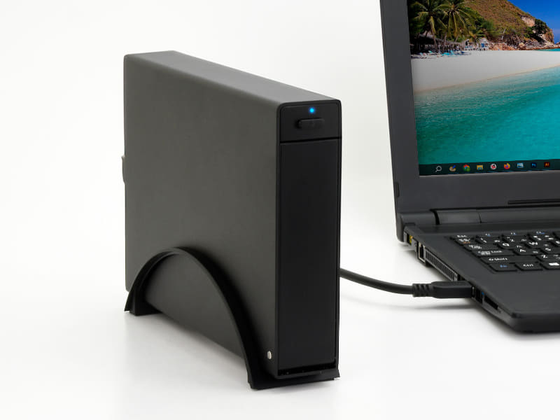 USB 3.2 Gen 2/eSATA両対応の3.5インチHDDケース「裸族の一戸建て