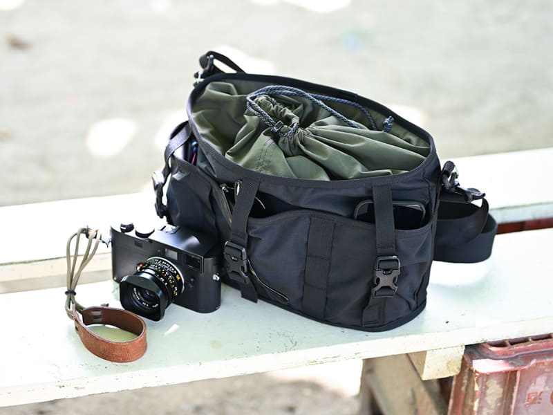 巾着式のカメラポーチ、Wotancraft「キャンティーナー EDC ポーチ」に