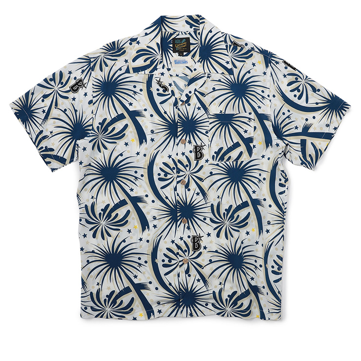 TUBE 横浜スタジアム アロハシャツブルー ハワイアンホリデー TUBE