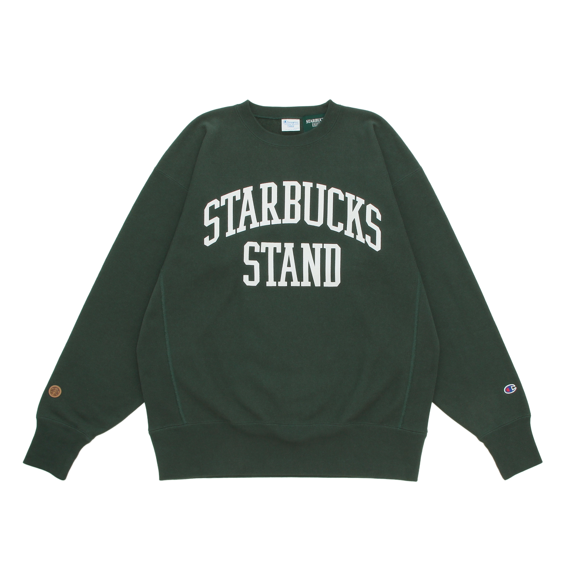 STARBUCKS STAND by BEAMS Champion リバースウィーブ®スウェット
