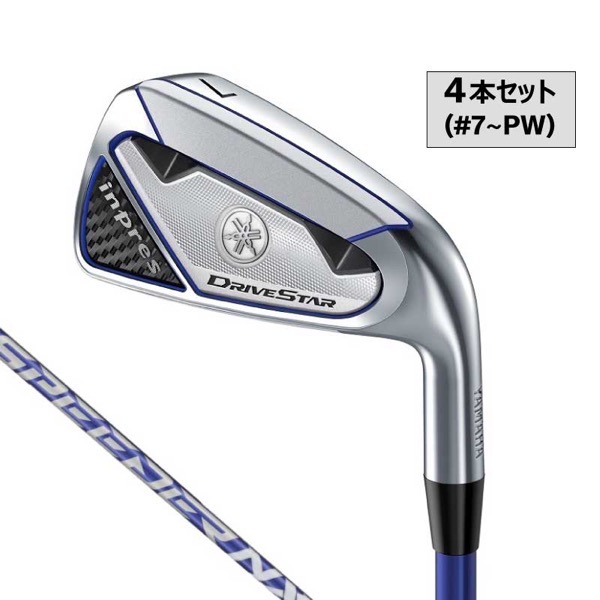 インプレスドライブスター／inpres DRIVE STAR アイアン 4本セット（#7