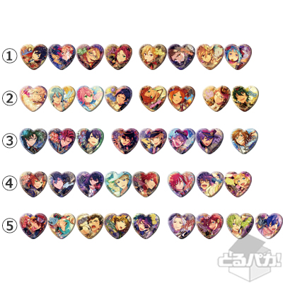 とるパカ！ あんさんぶるスターズ！～ハート型缶バッジ Vol.6～｜一番