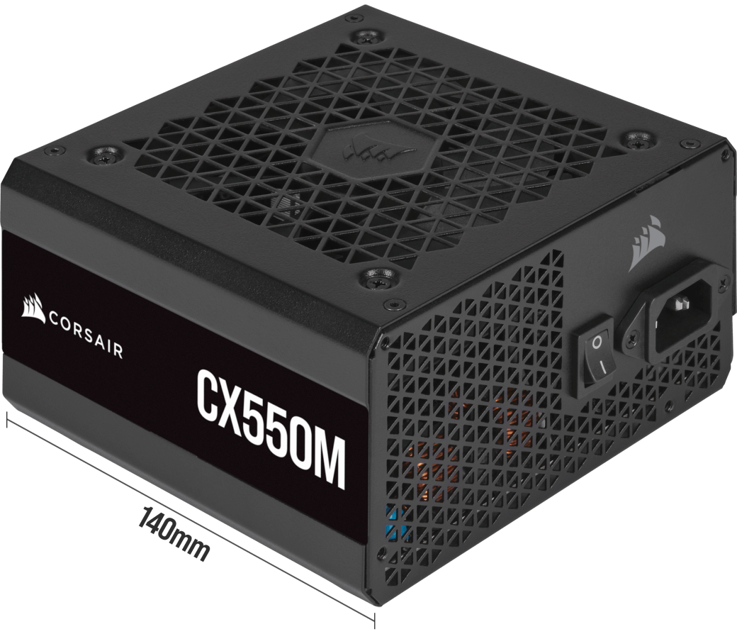 CX-M Series™ CX550M — 550 Watt 80 PLUS Bronze Semi Modular ATX PSU