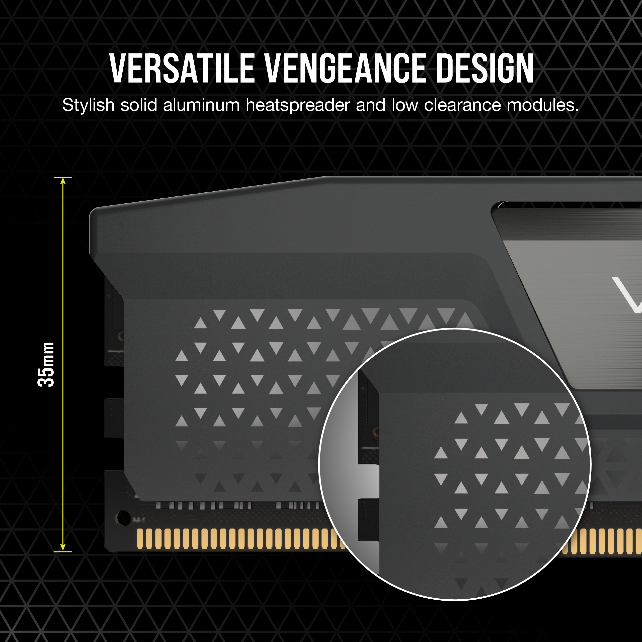 VENGEANCE® 32GB (1x32GB) DDR5 DRAM 5600MT/s CL40 AMD EXPO & Intel