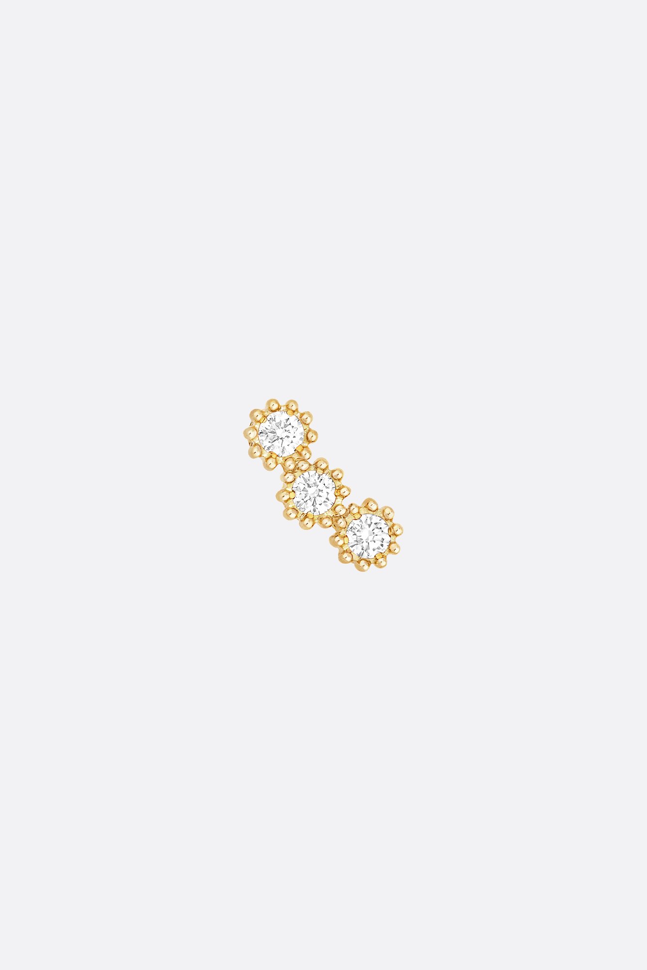 Mimirose Single Earring Yellow Gold and Diamonds | DIOR