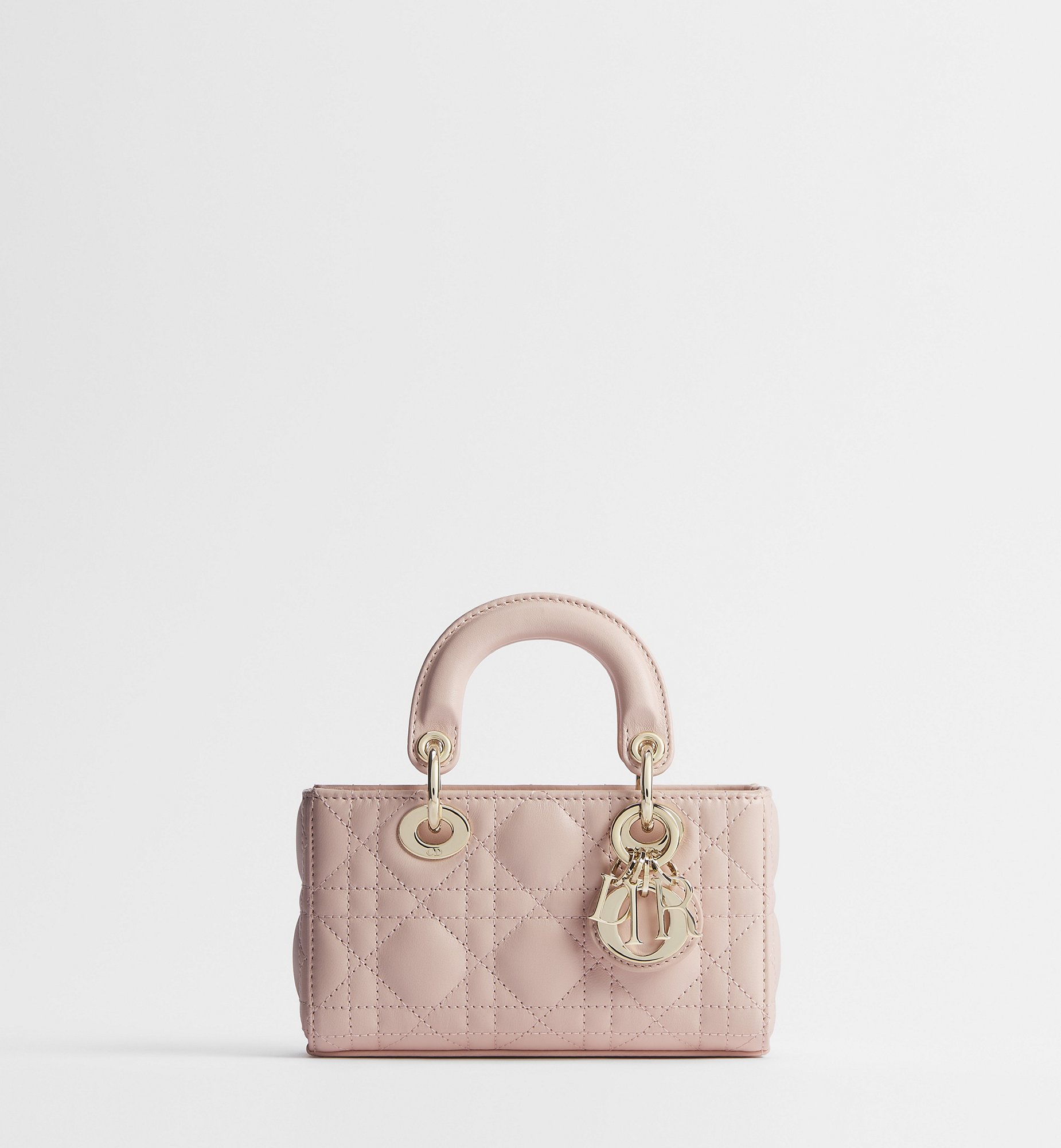 Lady D-Joy Micro Bag Rose des Vents Cannage Lambskin | DIOR