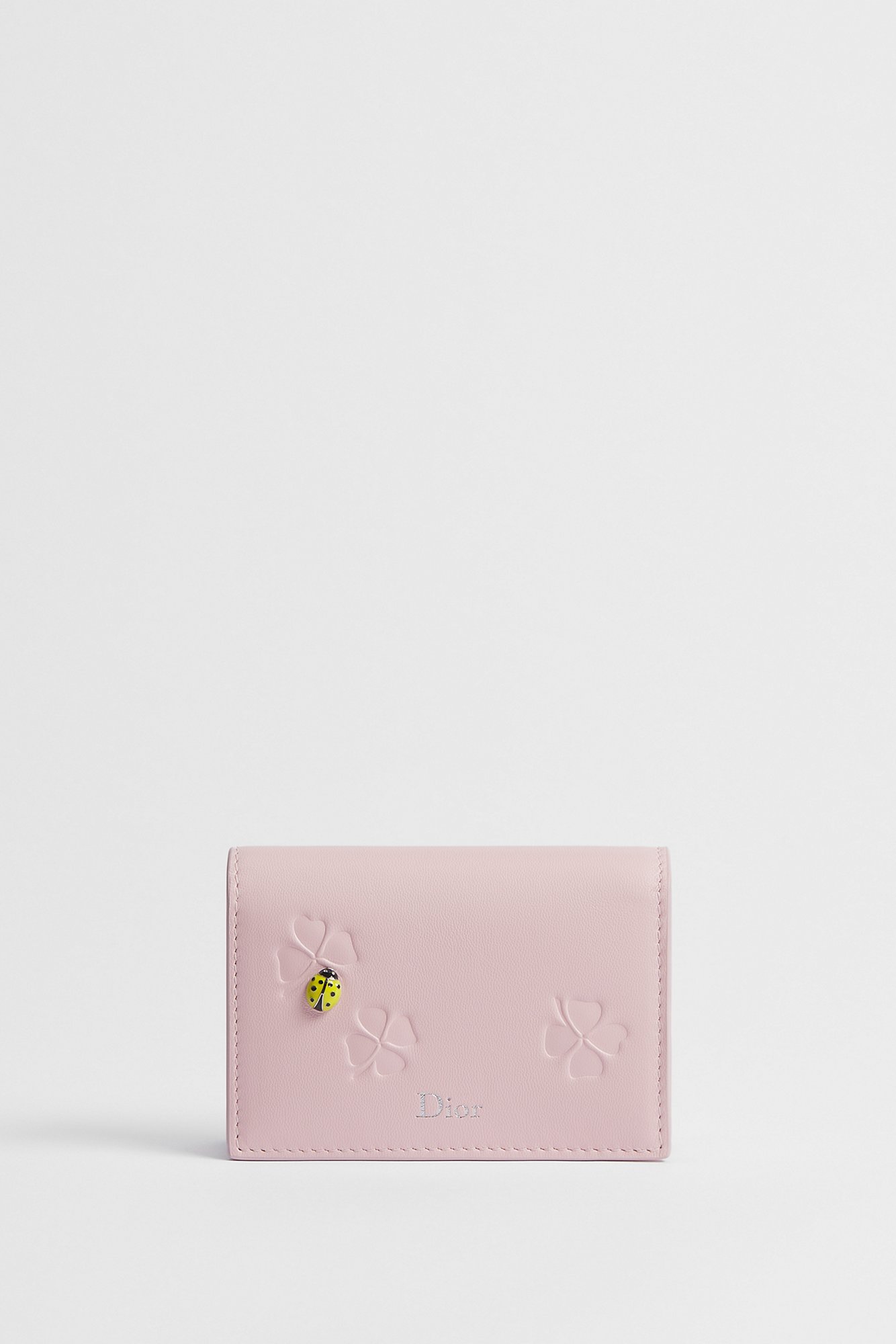 Dior Jardin Freesia Card Holder Pink Fairytale Dior Clover