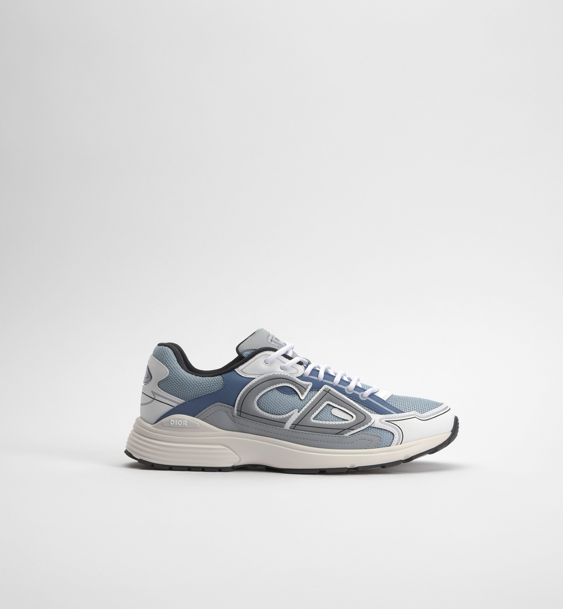 B30 Countdown Sneaker Light Blue Technical Mesh and Blue, Gray and