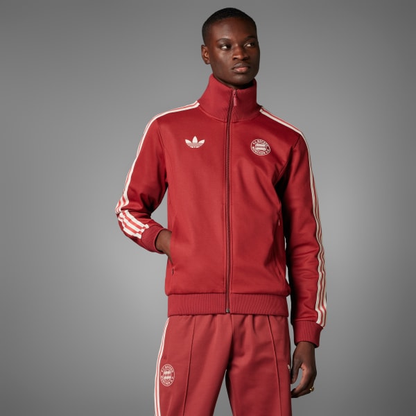 アディダス FCバイエルン トラックトップ（ジャージ） - レッド