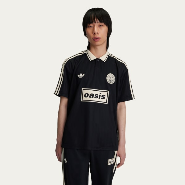 adidas Originals × Oasis ツアー ジャカード ジャージ - ブラック