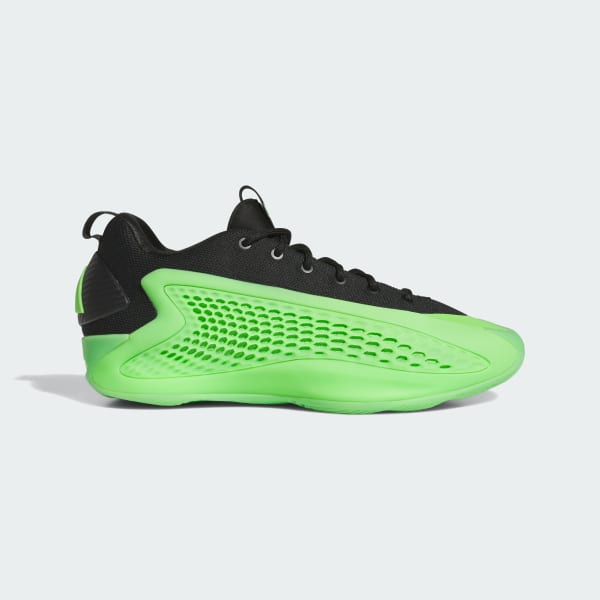 adidas Anthony Edwards 1 Lucid Lime Low Basketball Sneakers
