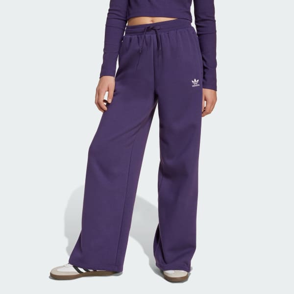 adidas Wide Leg Pants - Purple | Free Shipping with adiClub